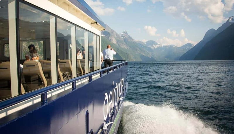 Ålesund: Geirangerfjord Scenic Cruise & Village Visit - Three hours out through Storfjorden and Sunnylvsfjorden