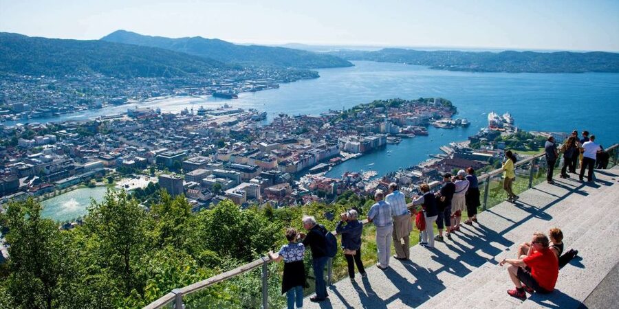 Bergen: Mostraumen Fjord Cruise, Mt Fløyen, City Sightseeing - Walking through Bryggen’s Hanseatic Wharf