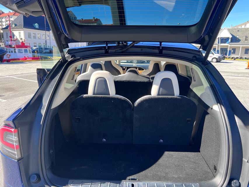 Bergen: Private City Tour with the Best of Hardangerfjord - A private Tesla, a minibus option, and the seating question