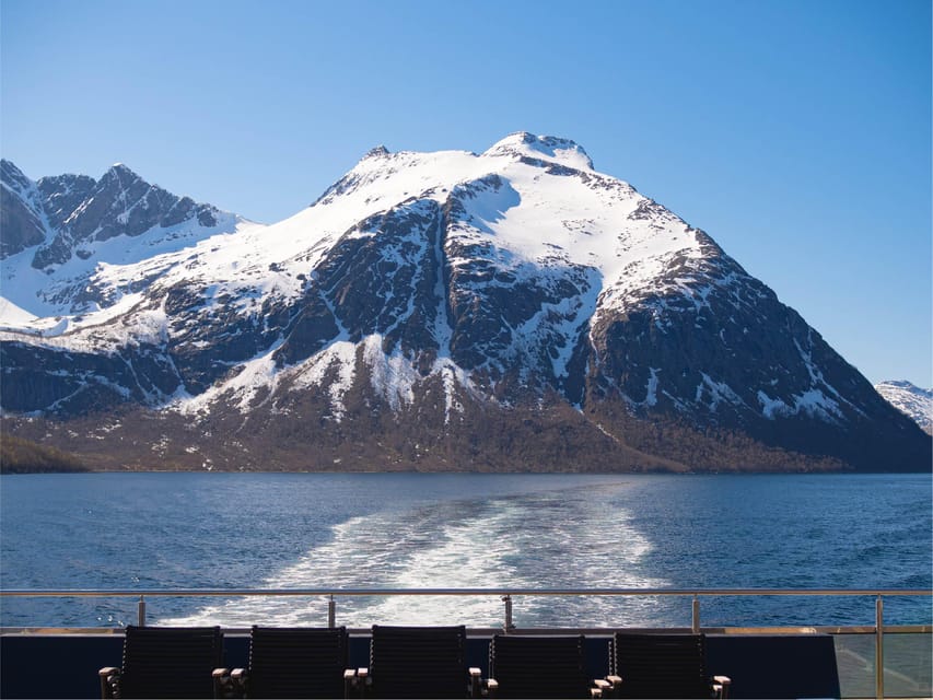 Bodø: Beiar Fjord & Saltstraument Cruise - Meeting the ship behind Quality Ramsalt