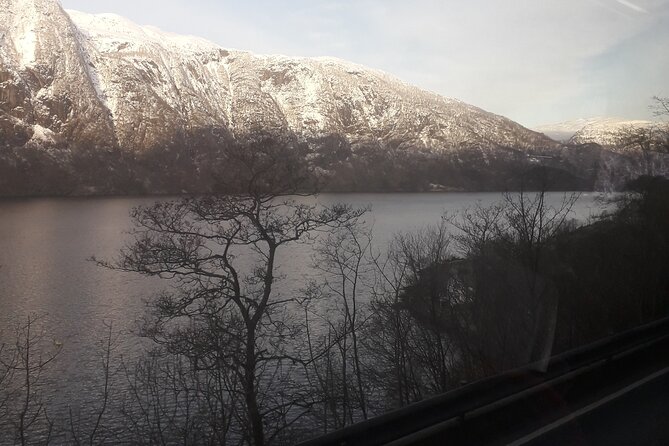 Bride's Veil and Steinsdalsfossen waterfalls with sceneries of Hardanger Fjord - Hardangerfjord is the main scenic stretch
