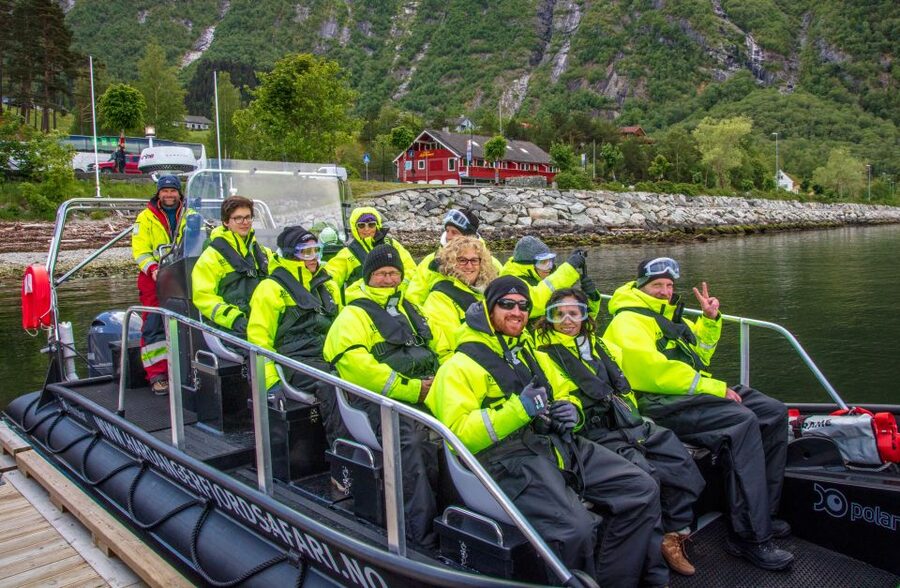 Eidfjord: 1-Hour Fjord RIB Tour - Waterfalls close enough for a real spray