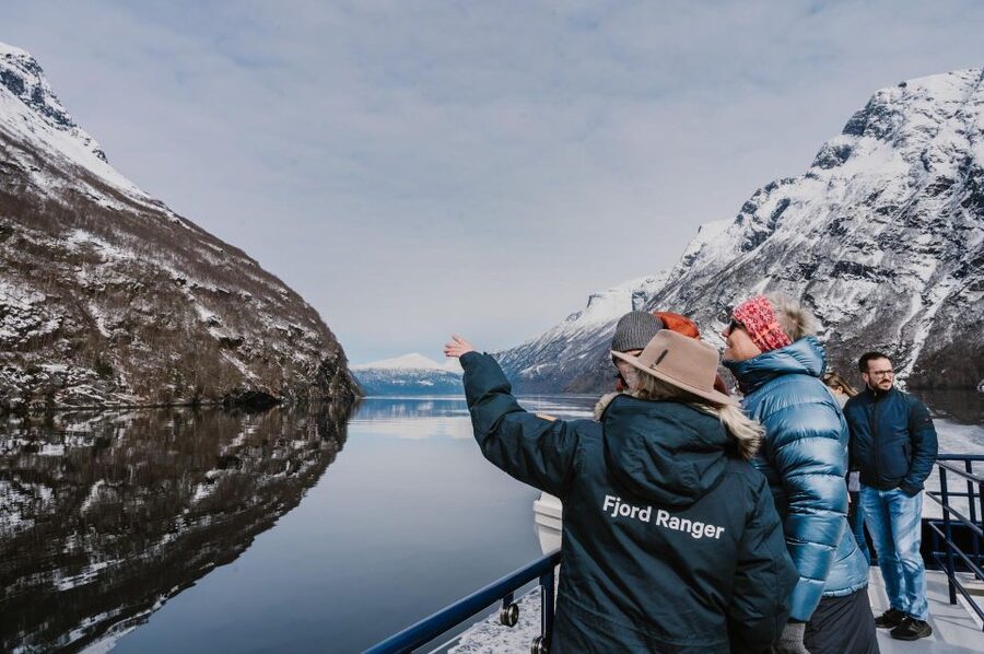 From Ålesund: Winter Fjord Cruise to Geirangerfjord - The Norwegian Fjord Centre puts the scenery in context