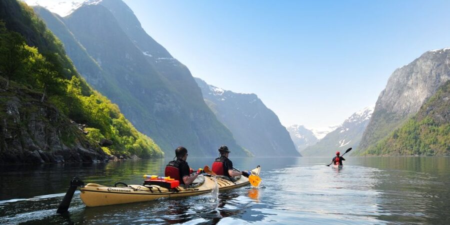 From Flåm: Nærøyfjord 3 Day Kayaking and Camping Tour - Starting on Flåm beach at 9:00