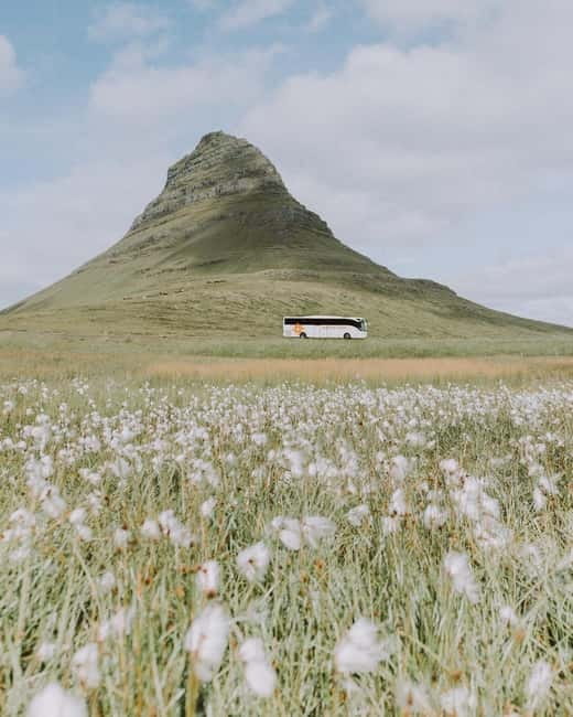 From Grundarfjordur: Snaefellsnes Peninsula Half-Day Tour - Kirkjufell and Kirkjufellsfoss: the postcard opening