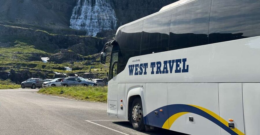 From Isafjordur: Dynjandi Waterfall Guided Day Trip by Bus - The one-hour drive through the Westfjords