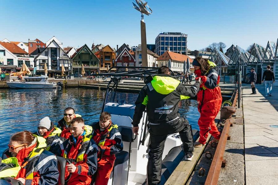 From Stavanger: Lysefjorden & Pulpit Rock RIB Boat Tour - Fantahåla and the story of Vagabond Cave