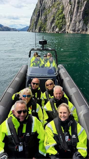 From Stavanger: Lysefjorden & Pulpit Rock Safari by RIB - The first 30 minutes: speed into Lysefjorden