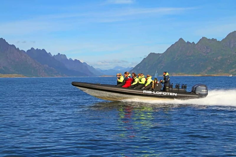 From Svolvær: Lofoten RIB Sea Eagle Safari Trollfjord Cruise - Leaving Svolvær at RIB speed