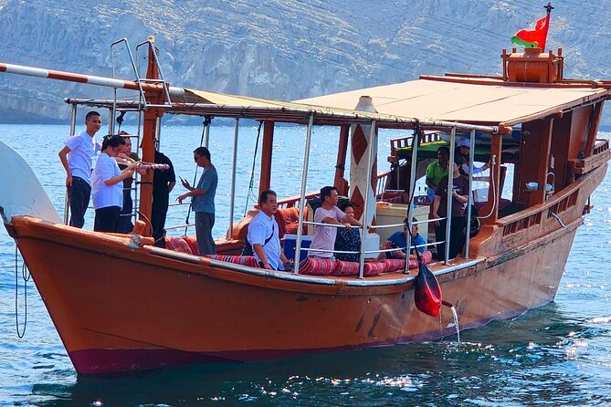 Full day Dhow: Khasab, Musandam: Dolphins, Snorkeling & Fjords - Starting with dolphins in Musandam’s fjords