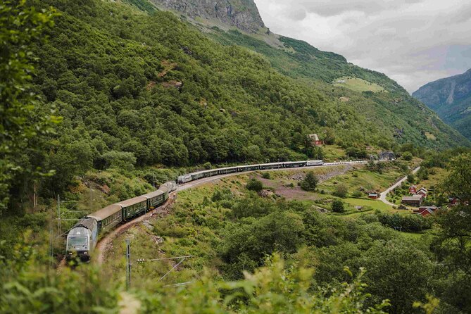 Guided tour to Viking Village, Nærøyfjorden Cruise & Flåm Railway - Gudvangen and the 45-minute Viking Village visit
