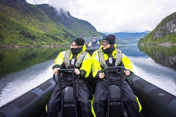 Hardangerfjord Ultimate RIB adventure from Ulvik - Flotation suits, group size, and comfort