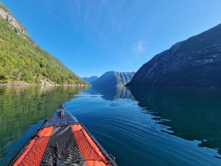 Hellesylt: Beginner-Friendly Fjord Kayaking Experience - Cruise passengers should plan the return carefully
