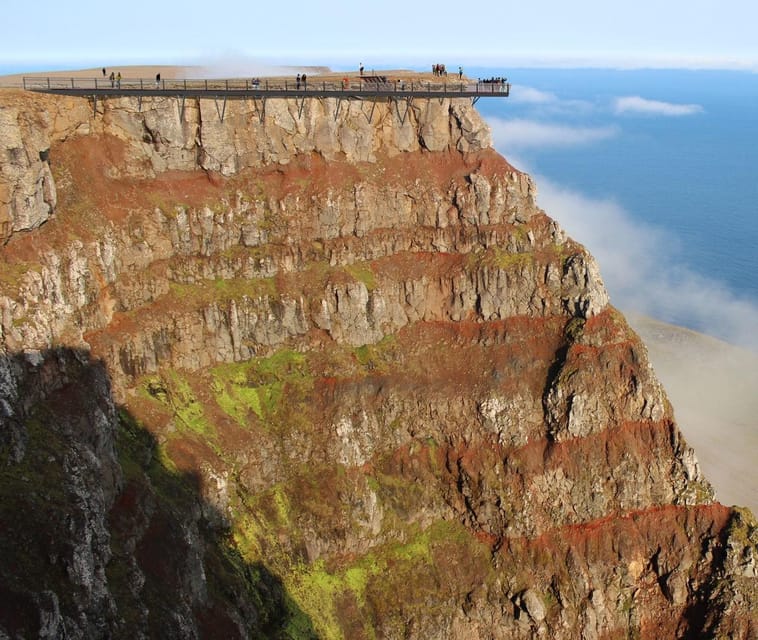 Isafjordur: Bolafjall View Platform Guided Trip by Bus - At the 636-meter viewing platform