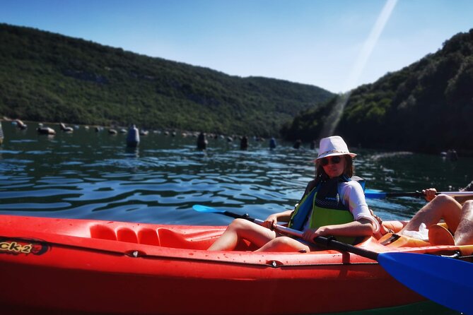 Kayaking Experience in Lim Bay Sea in The Croatian Fjord - Paddling back at a comfortable rhythm