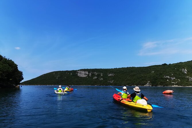 Kayaking Experience in Lim Bay Sea in The Croatian Fjord - A drink at the local beach bar