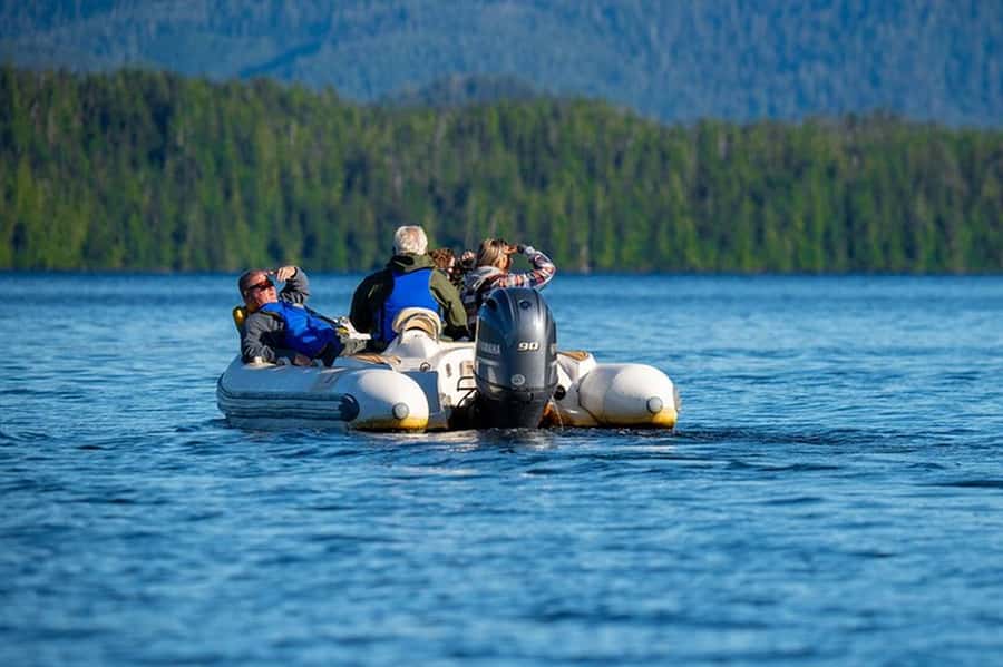 Ketchikan: Scenic Drive & George Inlet Fjords Zodiac Cruise - Mahoney Falls Glacial Cirque and the 2,000-foot waterfall