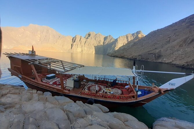 Khasab Dhow Cruise To Musandam Fjords With Lunch Onboard - Two swim and snorkeling stops