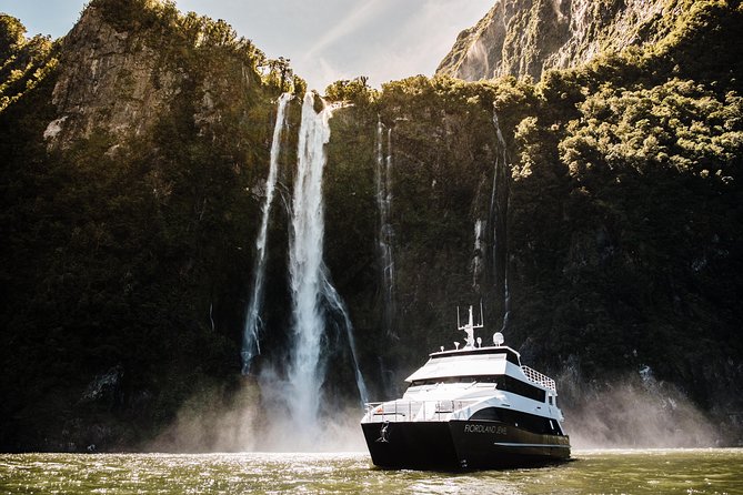 Milford Sound Overnight Cruise Fiordland Jewel - Arriving at Milford Sound for a 2:35 p.m. check-in