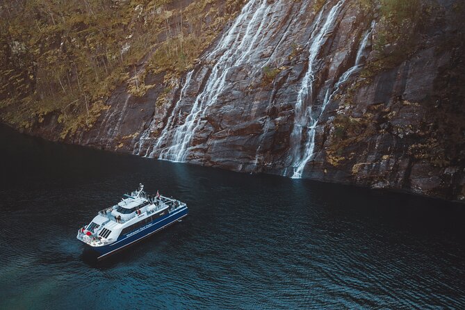 Mostraumen Fjord Cruise - the local operator - Passing Nordhordland Bridge