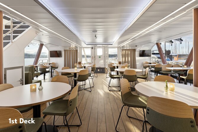 Oslo fjord 3-Course Dinner Cruise with Live Music - A three-course dinner with local ingredients