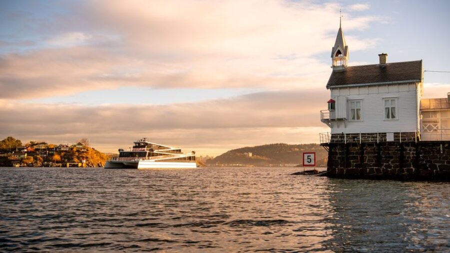 Oslo: Scenic Fjord Cruise with Audio Guide Commentary - Finding Oslo Fjordhage beside the Opera House
