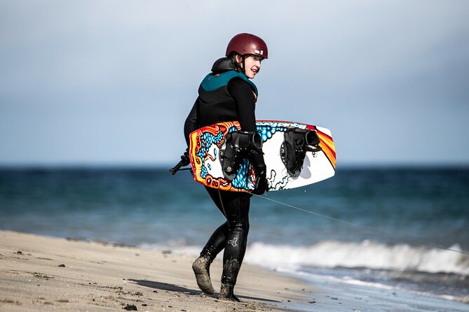 Private wakeboarding or waterskiing trip in Westfjords - Flateyri, the beach, and the small-town setting