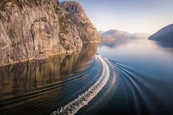 Rib adventure in the Lysefjord with boat house visit - Starting beside Stavanger’s old boathouses