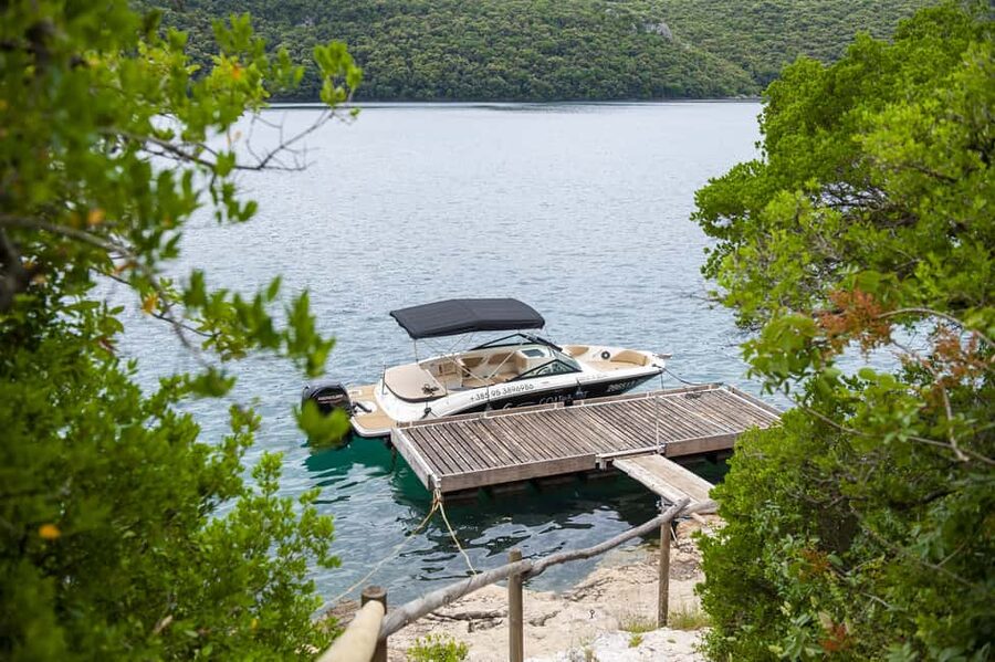Rovinj or Vrsar: Lim Fjord & Rovinj islands Speedboat Tour - Katarina Island and optional cliff jumping