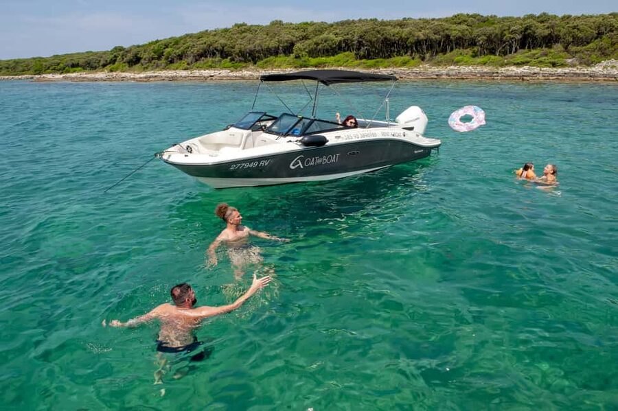 Rovinj or Vrsar: Lim Fjord & Rovinj islands Speedboat Tour - St. Ivan Island, the lighthouse, and snorkeling