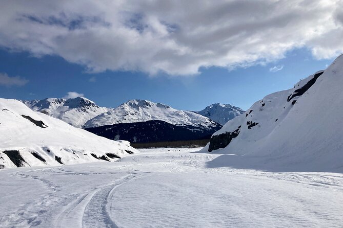 Snowmobile and Snowshoe Dual Adventure in Kenai Fjords NP - The guide makes a real difference