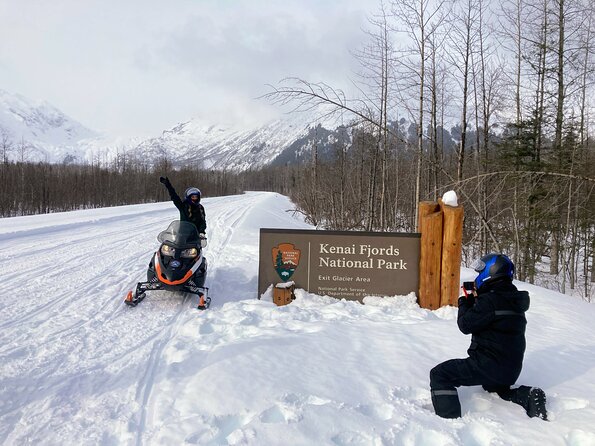 Snowmobile Classic Tour in Kenai Fjords National Park - Reaching Exit Glacier in Winter