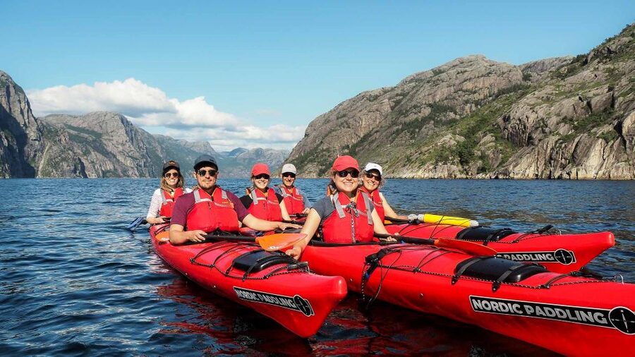 Stavanger: Lysefjord Kayak Safari (Waterfalls & Pulpit Rock) - Vagabond’s Cave and the return route