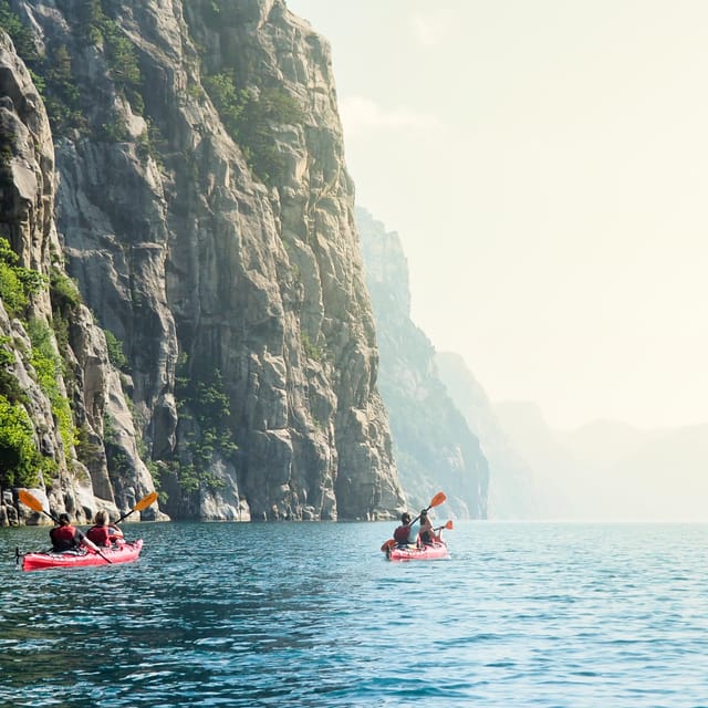 Stavanger: Lysefjord Kayak Safari (Waterfalls & Pulpit Rock) - Who should book this kayak safari