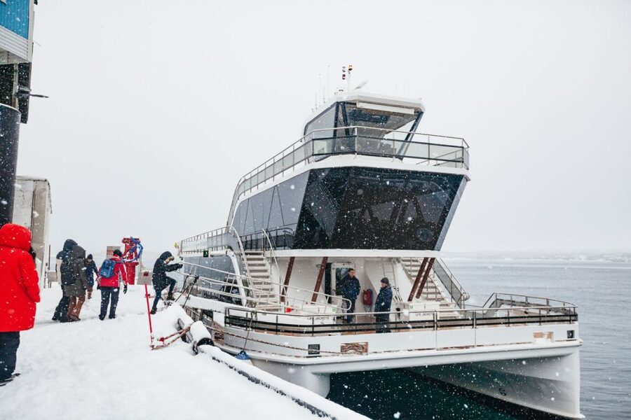 Tromsø: Arctic Fjord Cruise With Stop On Land At Fish Racks - Tirpitz-platen and coastal wartime stories