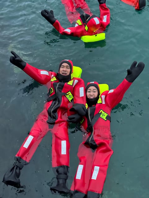 Tromsø: Arctic Fjord Floating in Survival Suit - Why Arctic floating feels different from a normal swim