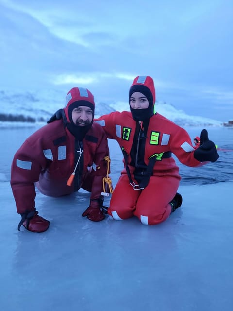 Tromsø: Arctic Fjord Floating in Survival Suit - The Northern Lights question