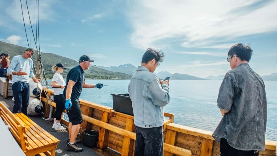 Tromsø: Fishing & Fjord Cruise - How the fishing works on board