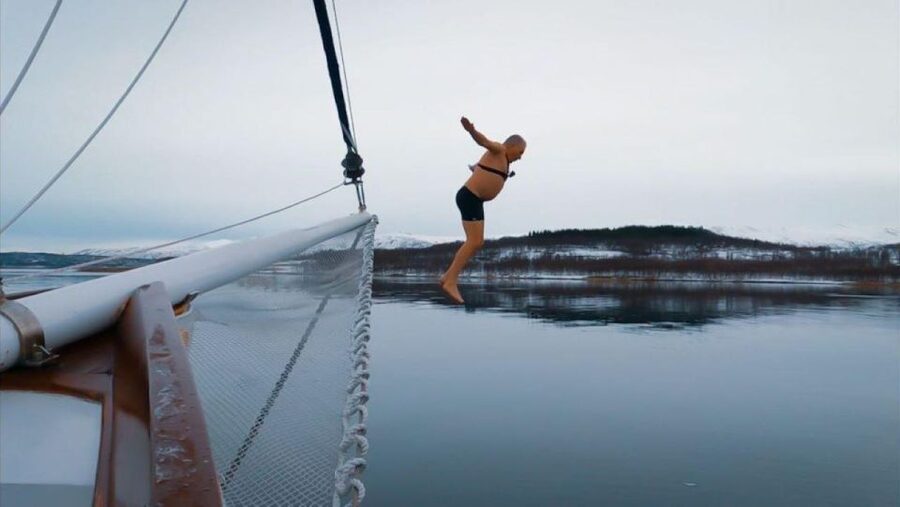 Tromsø: Luxury Polar Fjord Cruise w/ Hot Tub & Polar Plunge - The hot tub and the Norwegian Sea plunge